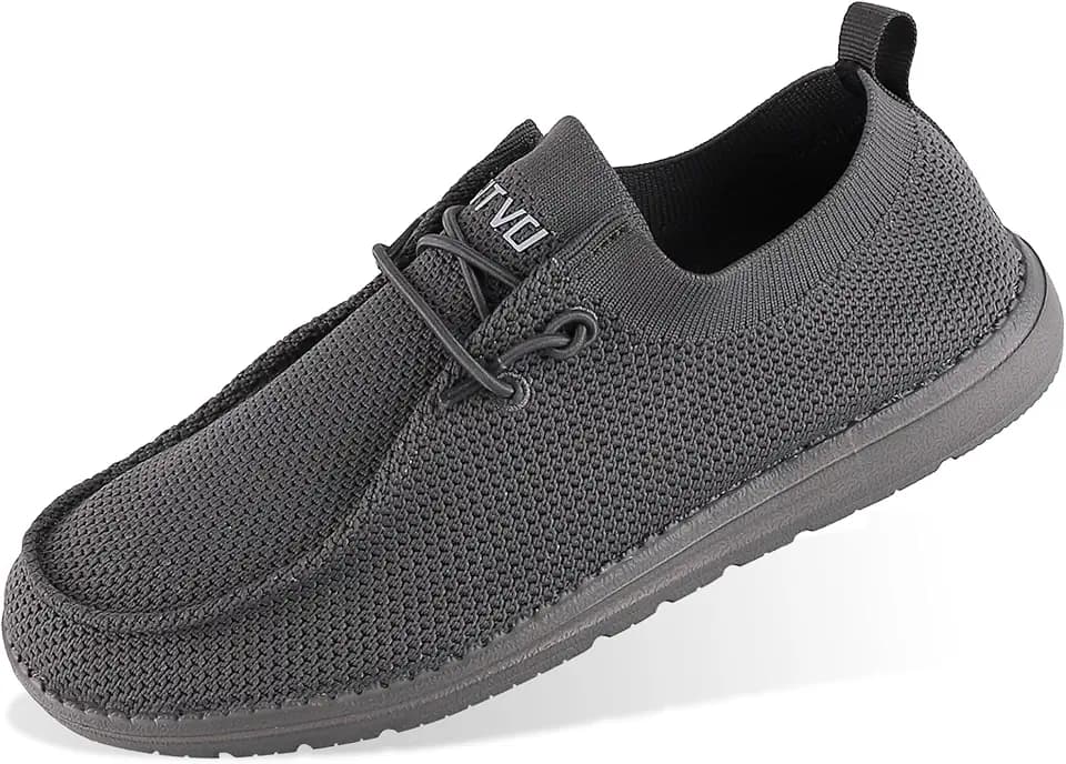 ASITVO Men's Wide Loafers Slip-ons Boat Casual Dress Walking Shoes Big Size