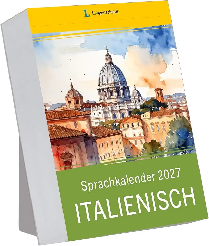 Langenscheidt Sprachkalender Italienisch 2027: Tagesabreißkalender