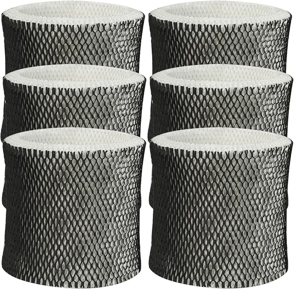 HWF65 Humidifier Filter Holmes Humidifier HM1888, HM1895, HM1889, HM2059 HM3000, Sunbeam SCM1866, SCM1895, Replacement Humidifier Filter C, HWF65CS, HWF65T, HWF65PDQ-U, Filter C, 6 Pack