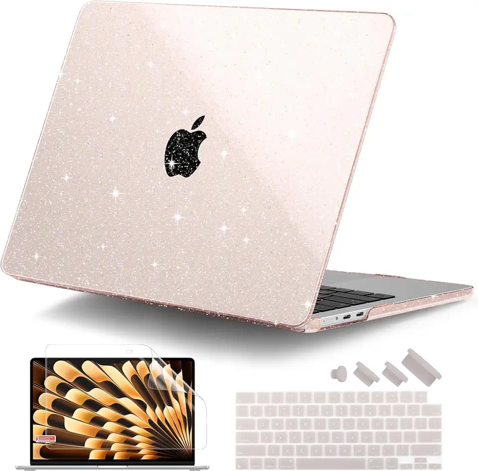 DONGKE Compatible with MacBook Air 13 inch Case M5 2026 M4 M3 M2 2025-2022
