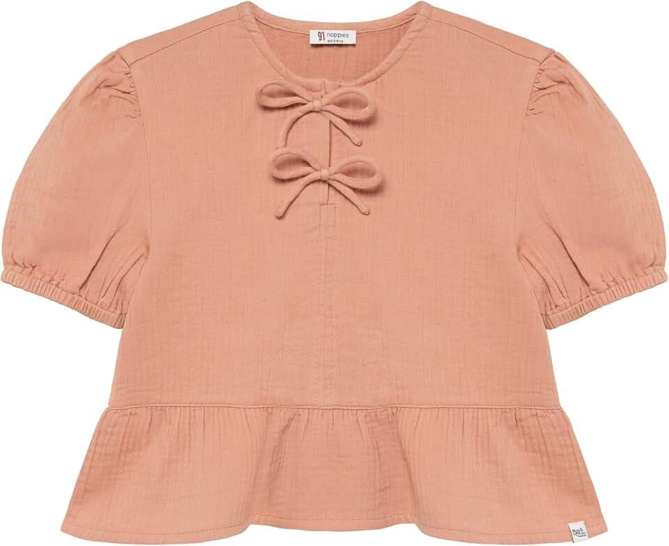 Noppies Mädchen Blouse Ss Girl Bluse