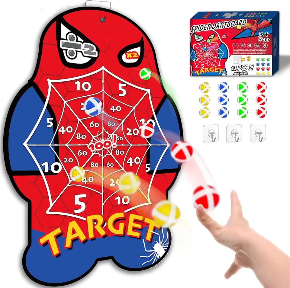 Spider Spielzeug für Kinder，Wurfspiel Set für Kinder