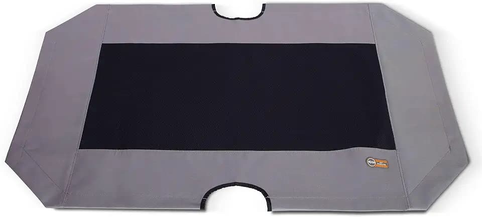 K&H Outdoor Elevated Dog Bed Pet Cot Replacement Cover, XL 50x32in, Gray