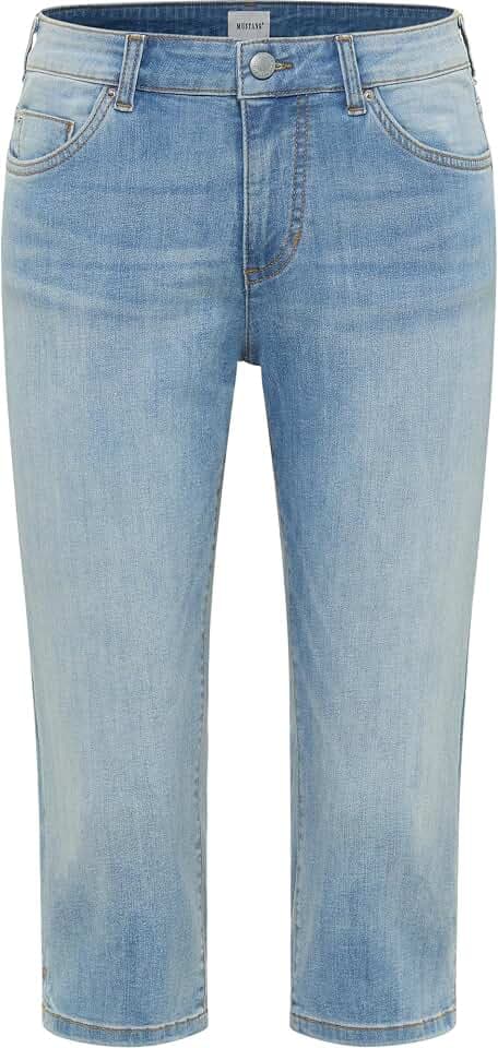Mustang Damen Klassische Hose Style Capri