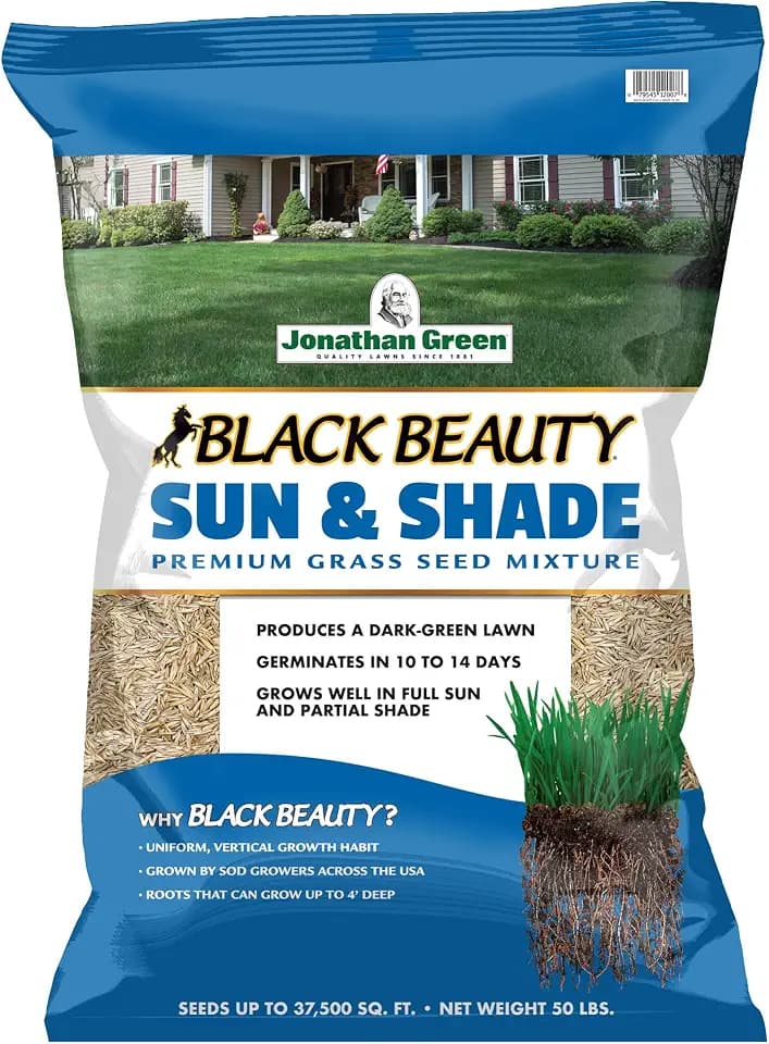 Jonathan Green Black Beauty Sun & Shade Grass Seed - 50 lb