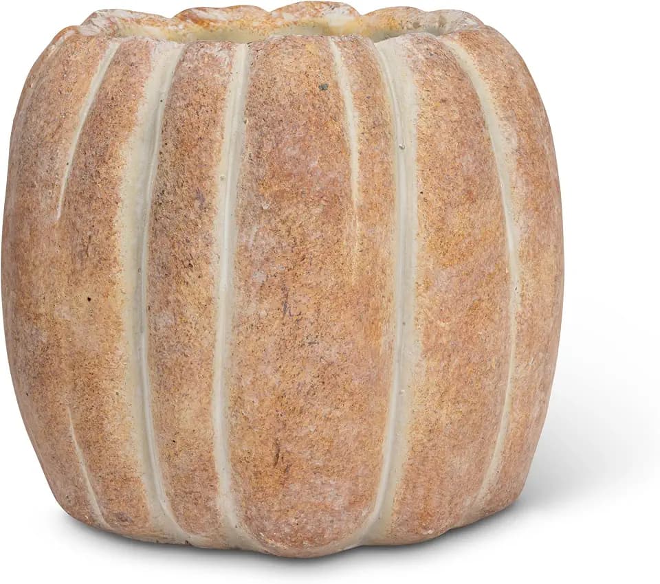 Abbott Collection Medium Tall Pumpkin Planter