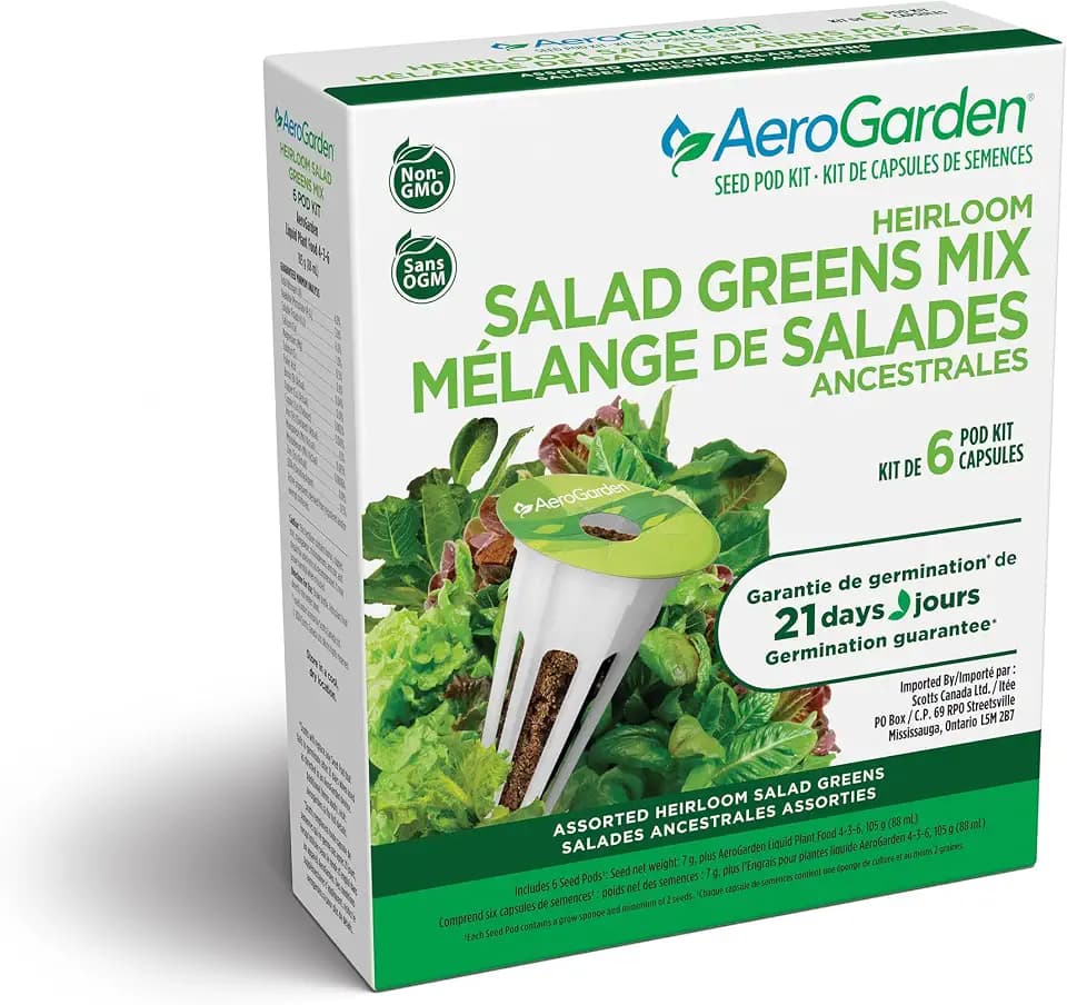 AeroGarden Mixed Romaine Lettuce Seed Pod Kit, 6-Pod