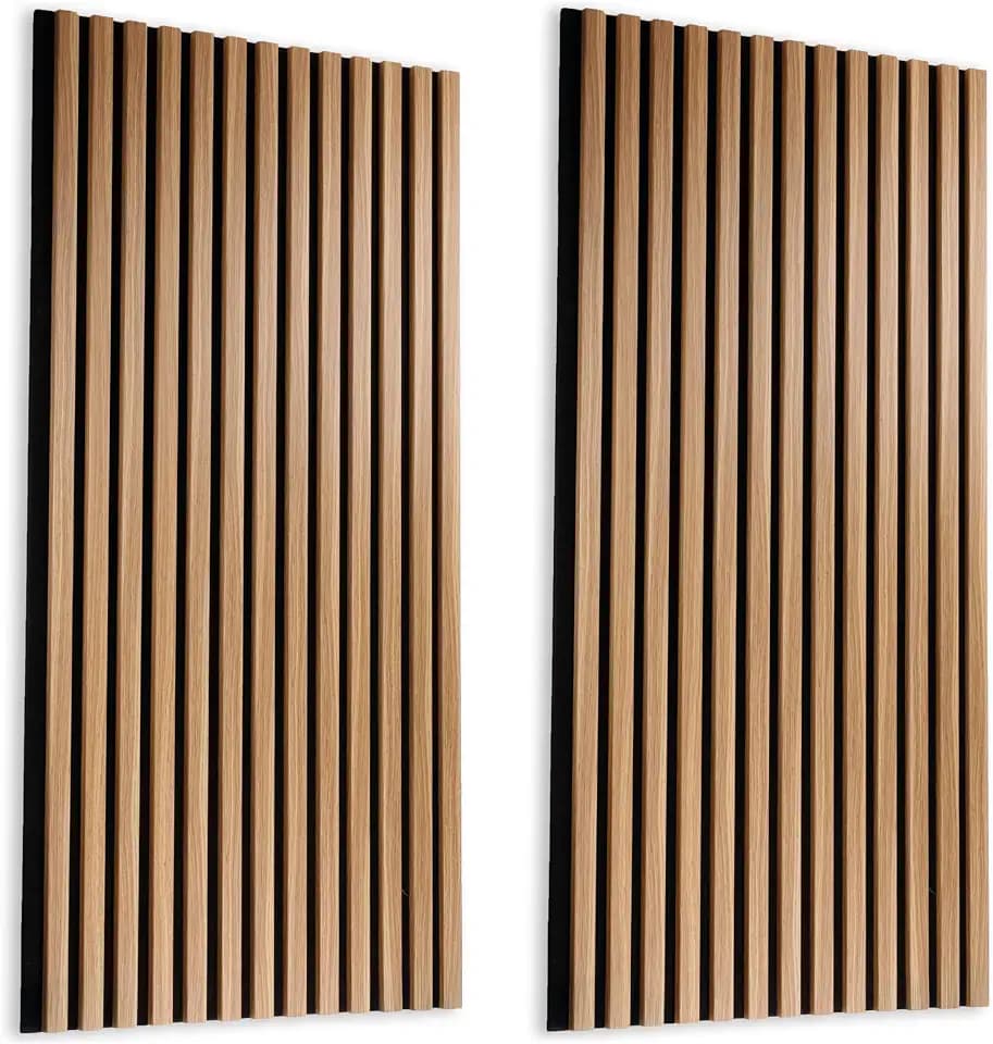 INNOVATE Akustikpaneele Holz 120x60 cm 2 Stk. I Akustik Holzpaneele Wand