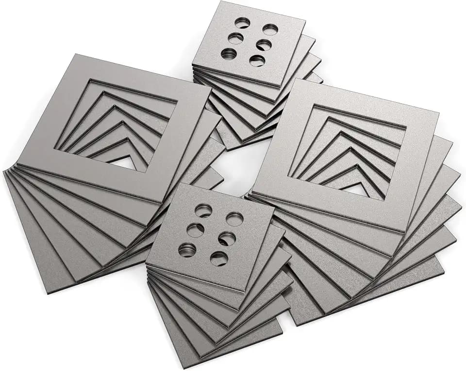 24-Piece Steel Welding Practice Coupons, 17 Gauge Thickness, Ideal for Beginners, Comprehensive Skill Enhancement Training Kit
