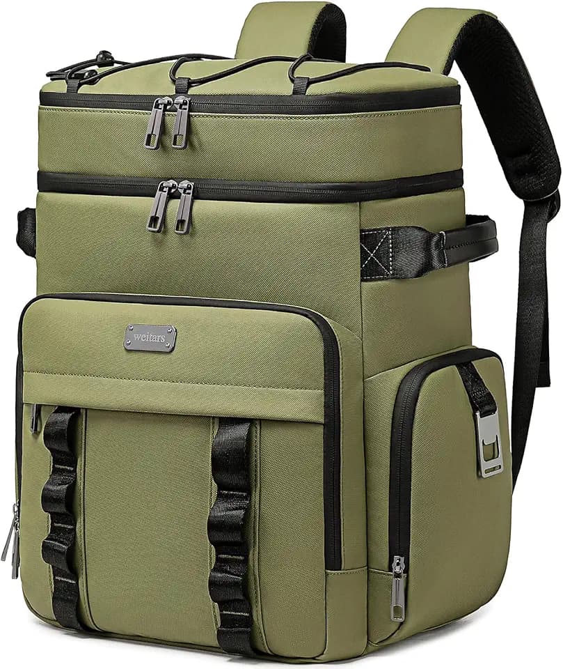 Weitars Insulated Cooler Backpack,Waterproof Soft Cooler Bag 31L/52 Can
