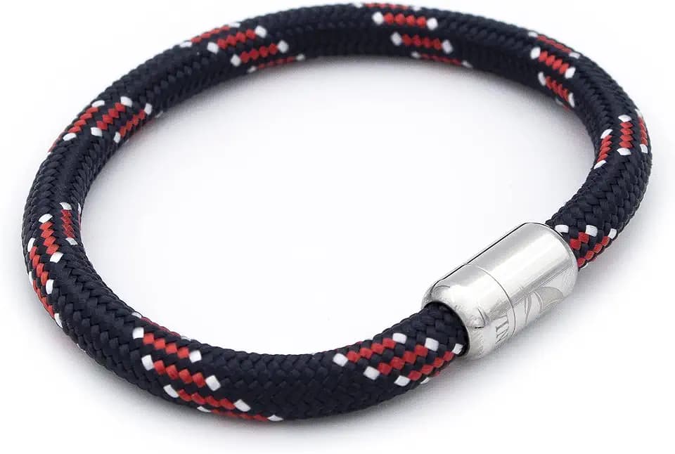 WIND PASSION - Paracord Bracelet for Men & Women | Nautical Bracelet Inspired by Sailor Sea Apparel | Handmade with Braided Rope and Magnetic Clasp | For Men and Women looking for a Sports, Athletic or Surf Style | Waterproof Resistant |