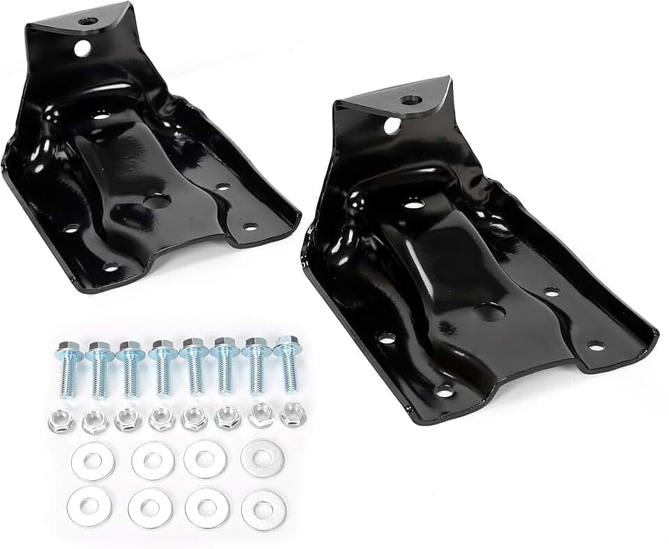 ECOTRIC Leaf Spring Bracket Kit Compatible with 99-15 Silverado Avalanche