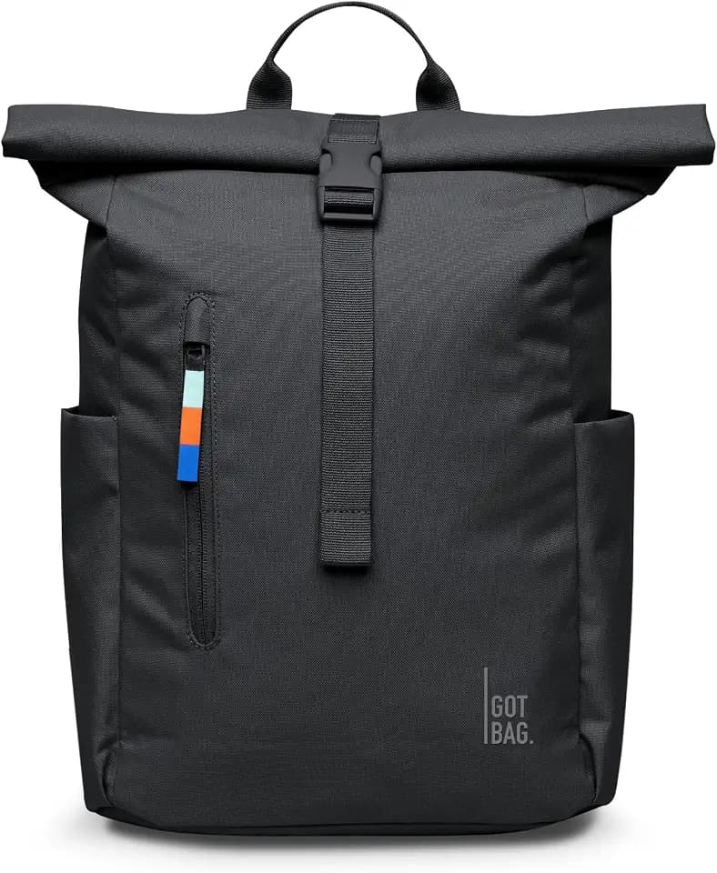 GOT BAG Rolltop Easy Small | Rucksack mit 14" Laptopfach | Praktische Aufteilung für Arbeit, Reise