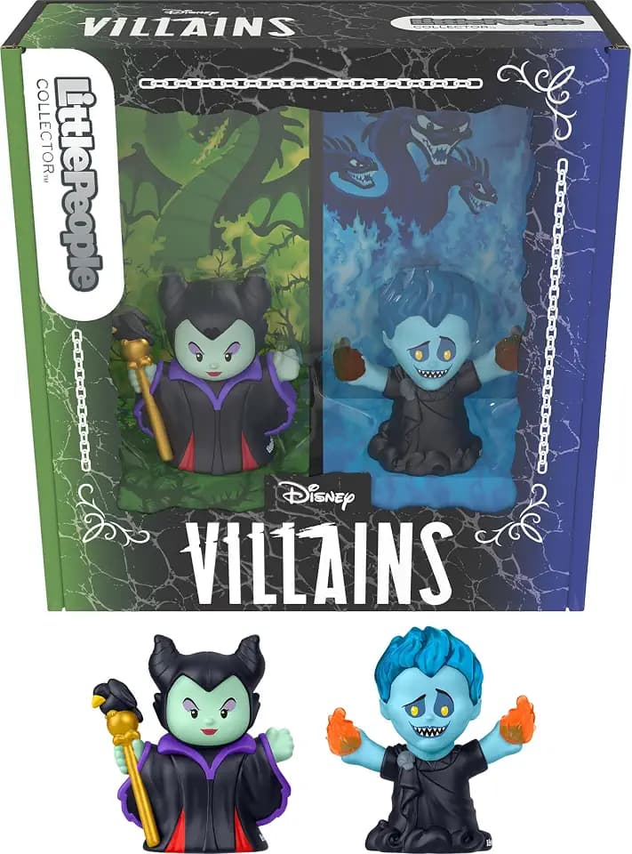 Little People COLLECTOR Disney Villains Maleficent & Hades Set