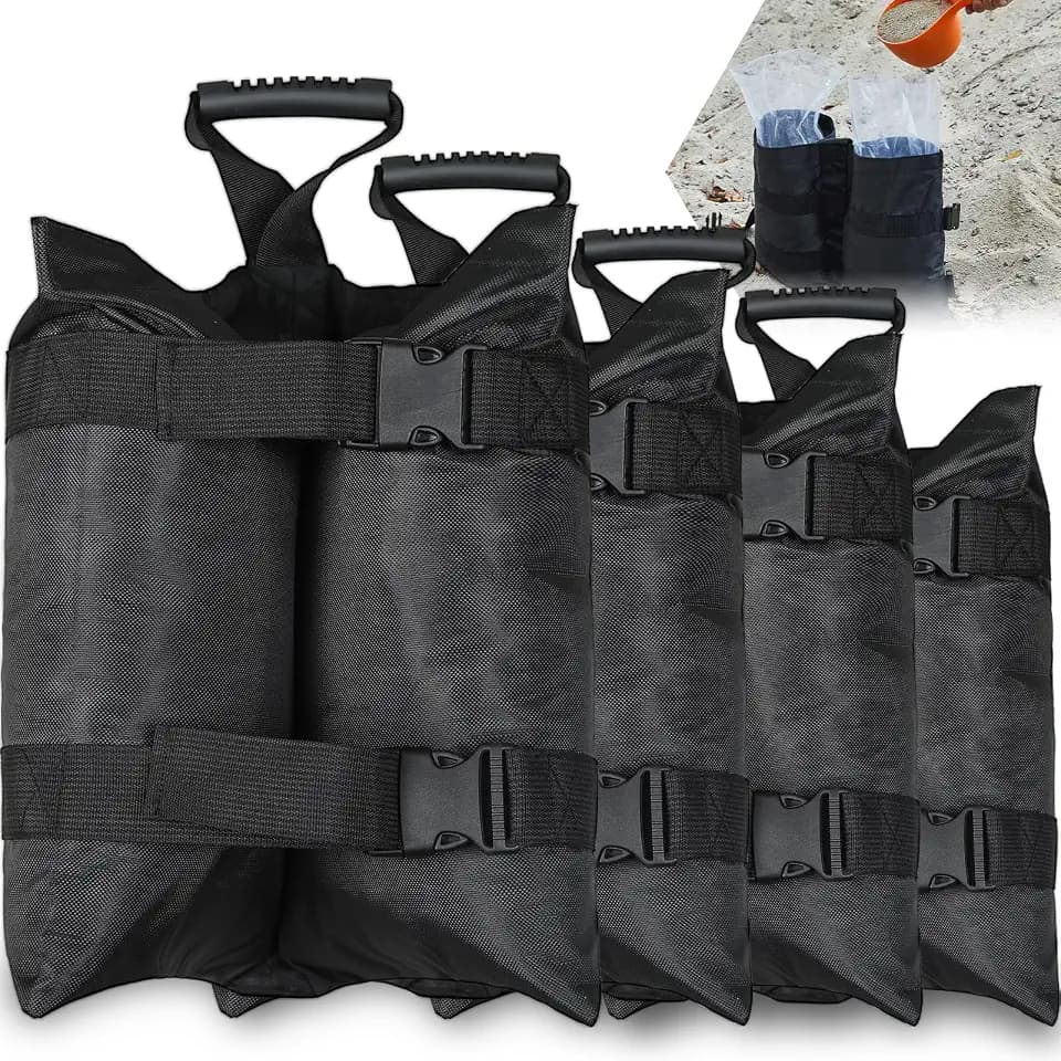 Extra Large 320LBS Sand Bags for Canopy Wide Legs with Inner Plastic Bag