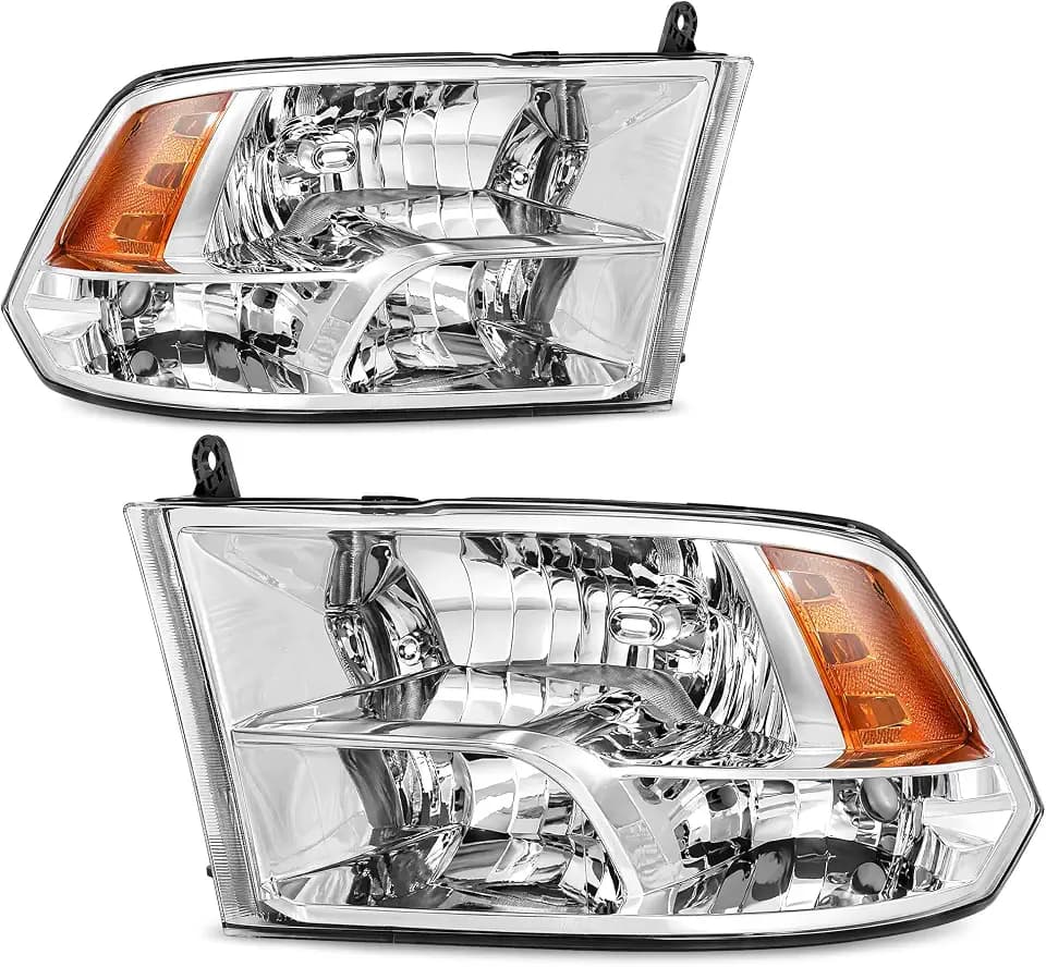 AUTOSAVER88 Headlight Assembly Compatible with 2009-2018 Dodge Ram 1500