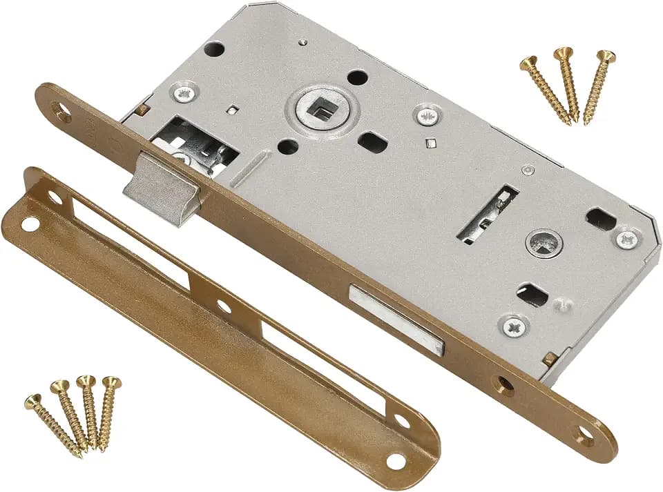 KOTARBAU® Innentür Einsteckschloss 90x50mm WC-Ausführung Universal Rechts und Links