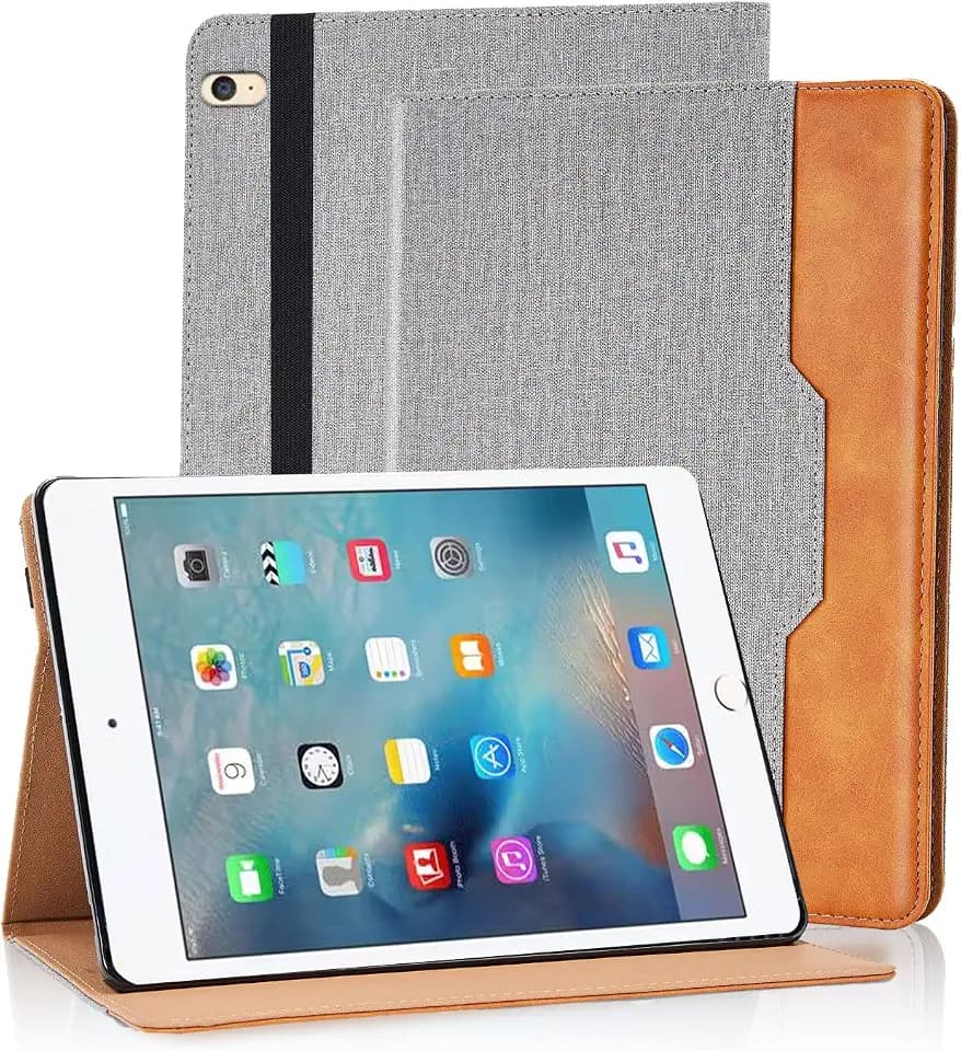 Book Cover for iPad mini 5 Generation 2019/ Mini 4 3 2 1, Slim Stand Protective Folio Case Smart Cover for iPad mini 5/4/3/2/1,Grey