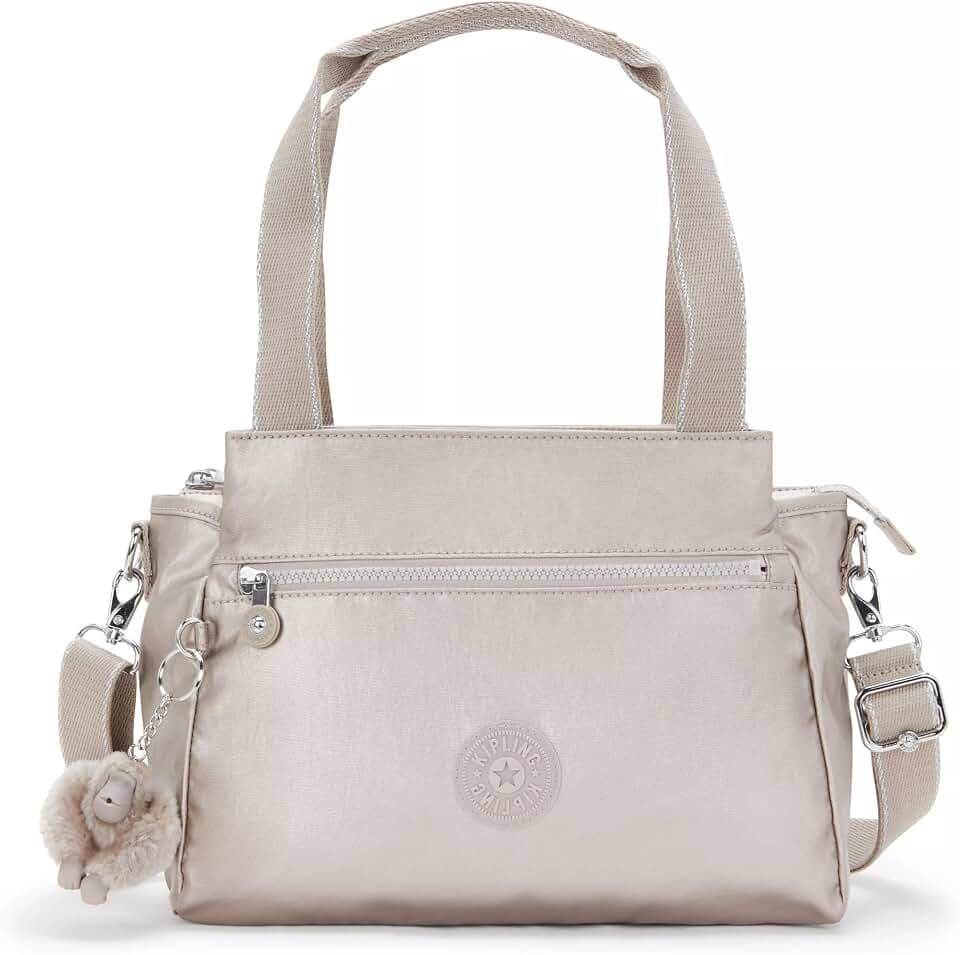 Kipling Women's Elysia Crossbody Bag, Lightweight, Multi-Compartment Magnetic Snap Pockets, Shoulder Bag