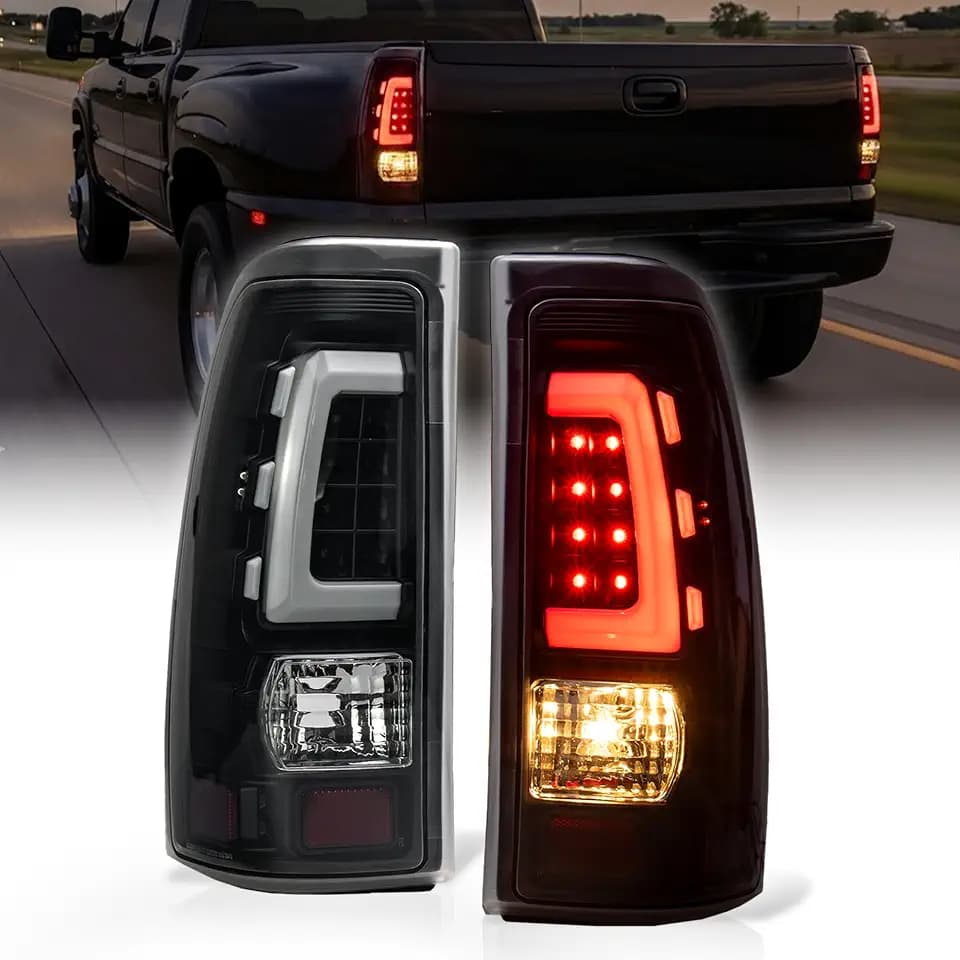 VPIMOZO LED Tail Light Fit 2003-2006 Chevy Silverado Driver&Pessenger Side
