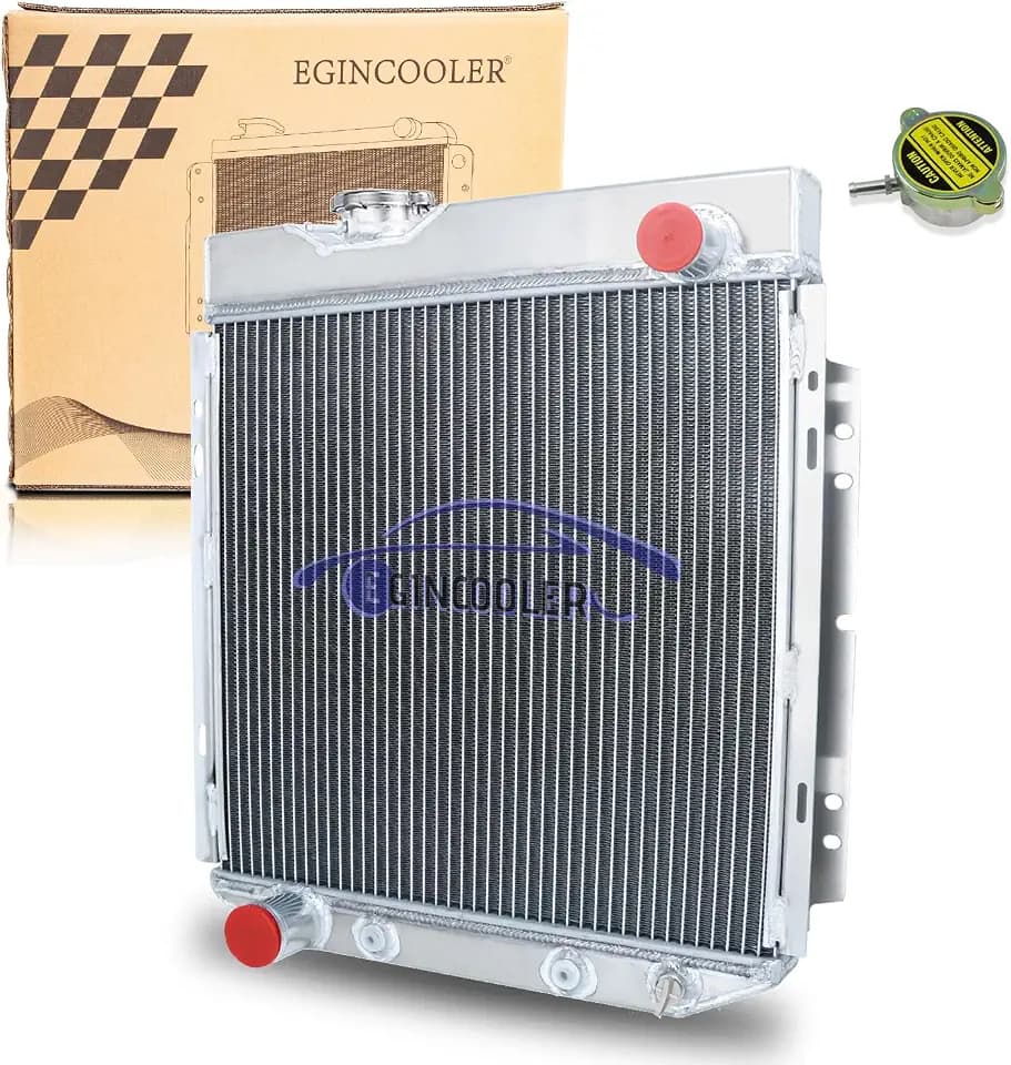 3 Row Core Aluminum Radiator for 1964-1966 Ford Mustang / 1960-1965 Falcon 5.0L V8 AT/MT 60 61 62 63 64 65 66 All Aluminum Radiators Radiador