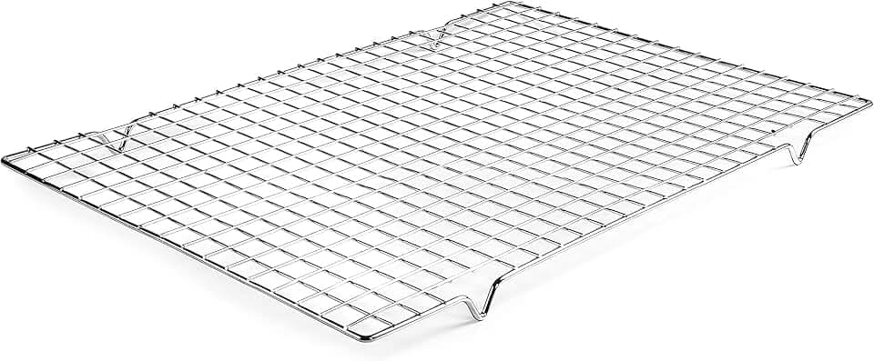 Lacor 66927 - LACOR, rechteckiges Gitter für Gedeig, Silber, 43 x 30 cm
