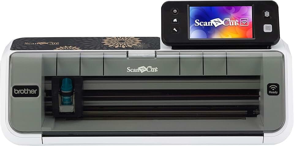 Brother CM350 Electronic Cutting Machine, Scanncut2, 4.85” LCD Touch Screen, 300 DPI Scanner, 631 Built-in Designs