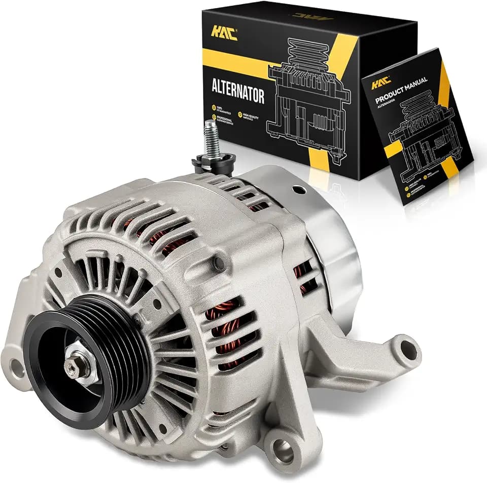 KAC 13873N Alternator Compatible with Dodge,2001-2006 Dakota 4.7L,2004-2006 Dakota 3.7L,for Jeep,2001-2003 Grand Cherokee 4.7L,for Mitsubishi,2006 Raider 136 Amp Replace for 56041557AA,89037315