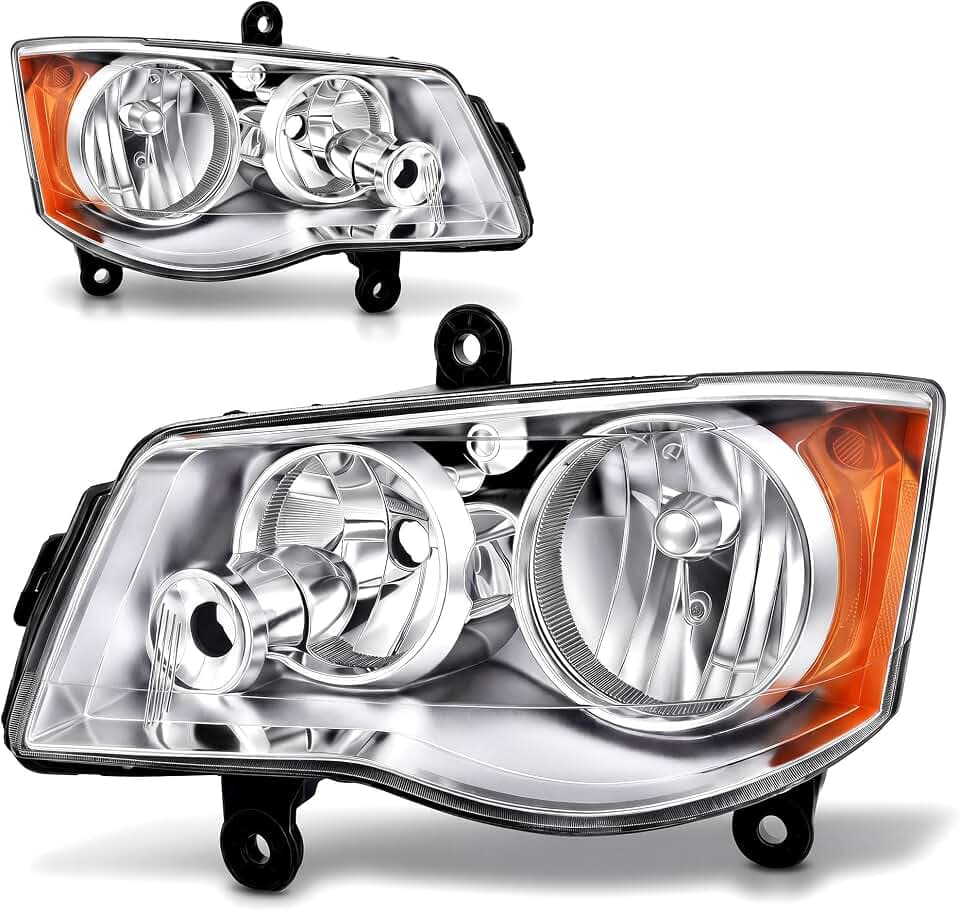 AUTOSAVER88 Headlight Compatible with 2011-2019 Dodge Grand Caravan