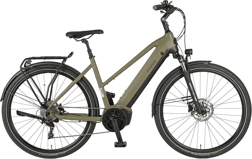 Prophete Entdecker 4.0 Trekking E-Bike 28 Zoll - 540 Wh - Integrierter Akku - Mittelmotor - 10-Gang Kettenschaltung - HDY. Scheibenbremse