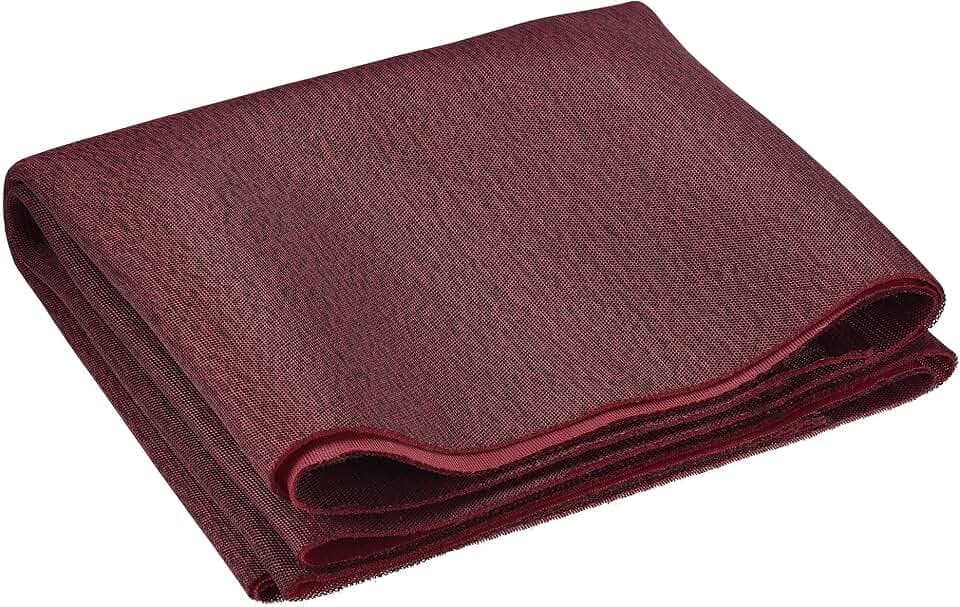 uxcell Wine Red Speaker Mesh Grill Cloth (not Cane Webbing) Stereo Box Fabric Dustproof Cloth 50cm x 155cm 20 Inches x 61 Inches