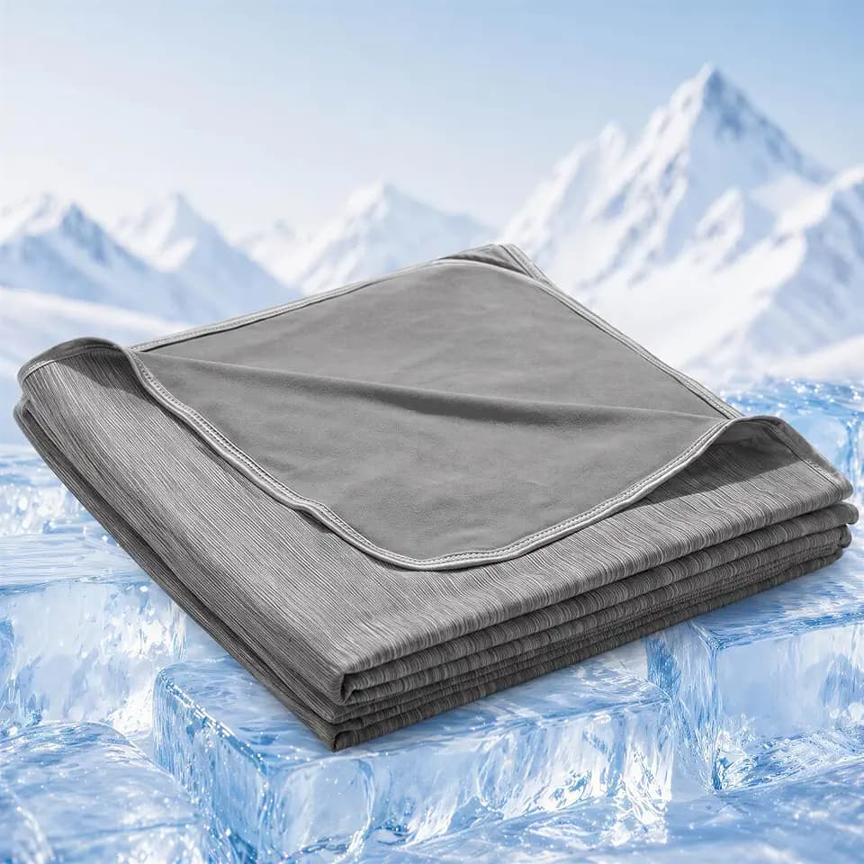 Cooling Blanket for Hot Sleepers, Summer Blanket Keep Cool for Night Sweats
