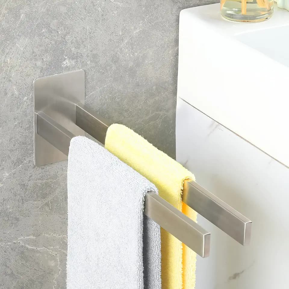 Vista Handtuchhalter ohne Bohren Edelstahl Gebürstet Silber