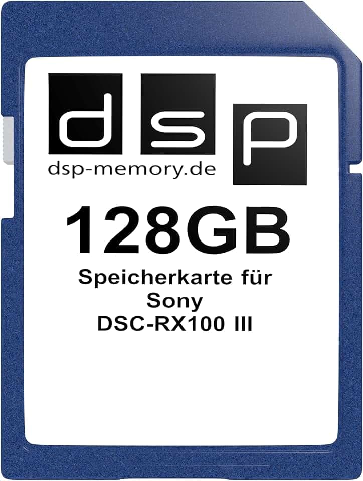 128GB Speicherkarte für Sony DSC-RX100 III