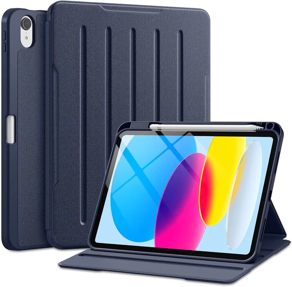 Akkerds for iPad (A16) 11th/10th Generation Case 11/10.9 Inch, Sea Blue