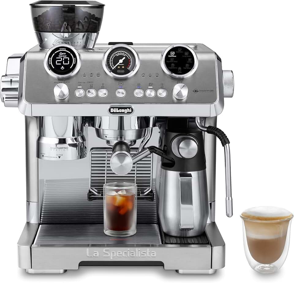 De'Longhi La Specialista Maestro Espresso Machine with Coffee Grinder