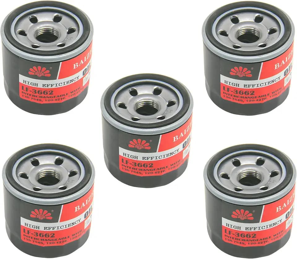 5-Pack BAIZHIHUA 136-7848 Oil Filter Compatible with Toro V-Twin Timecutter