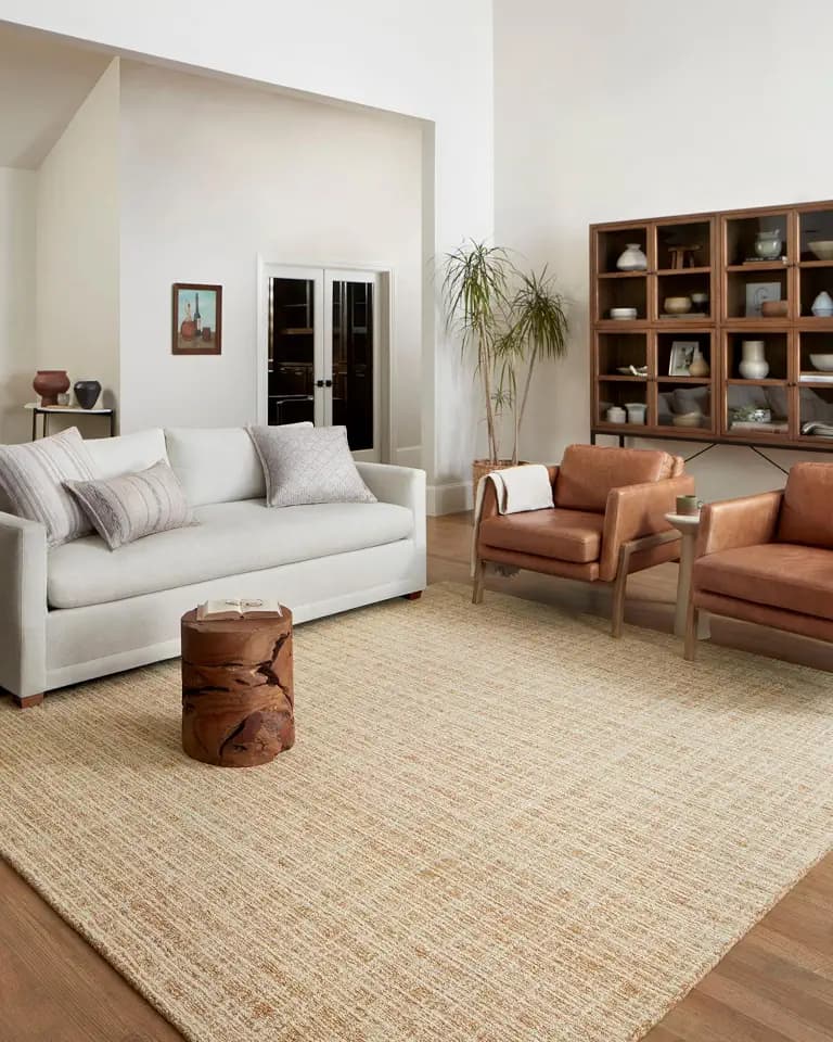 Loloi Chris Loves Julia Polly Straw/Ivory 3'-6" x 5'-6" Accent Rug