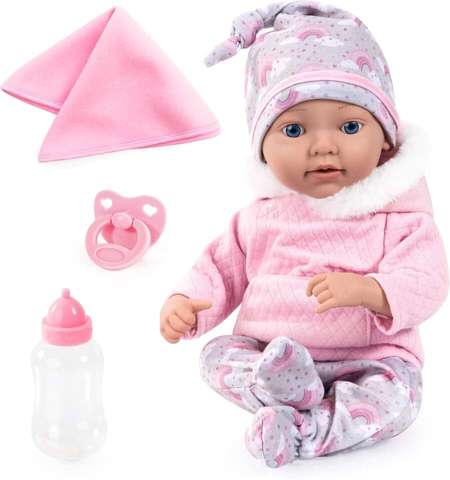 Bayer Design Reborn Babypuppe, 38 cm, realistisch, lebensecht