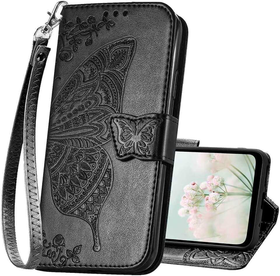 for Samsung Galaxy A17 5G Phone Case Wallet,Black