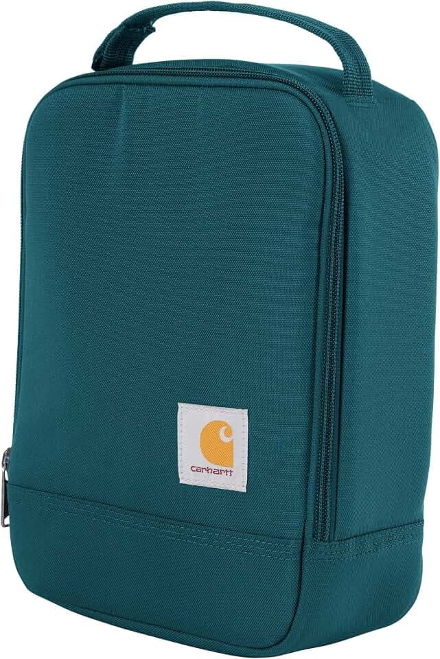 Carhartt Insulated Lunch Cooler For Men and Women, Fully Insulated Lunch Pale for Everyday Use, Greenstone