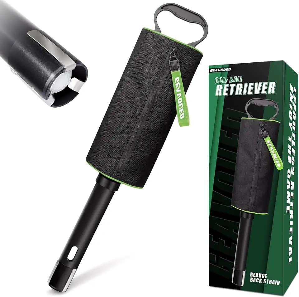 Portable Golf Ball Shag Bag with Removable Plastic Tube,Shag Bag for Golf Balls Golf Ball Retriever,Hold up to 70 Balls