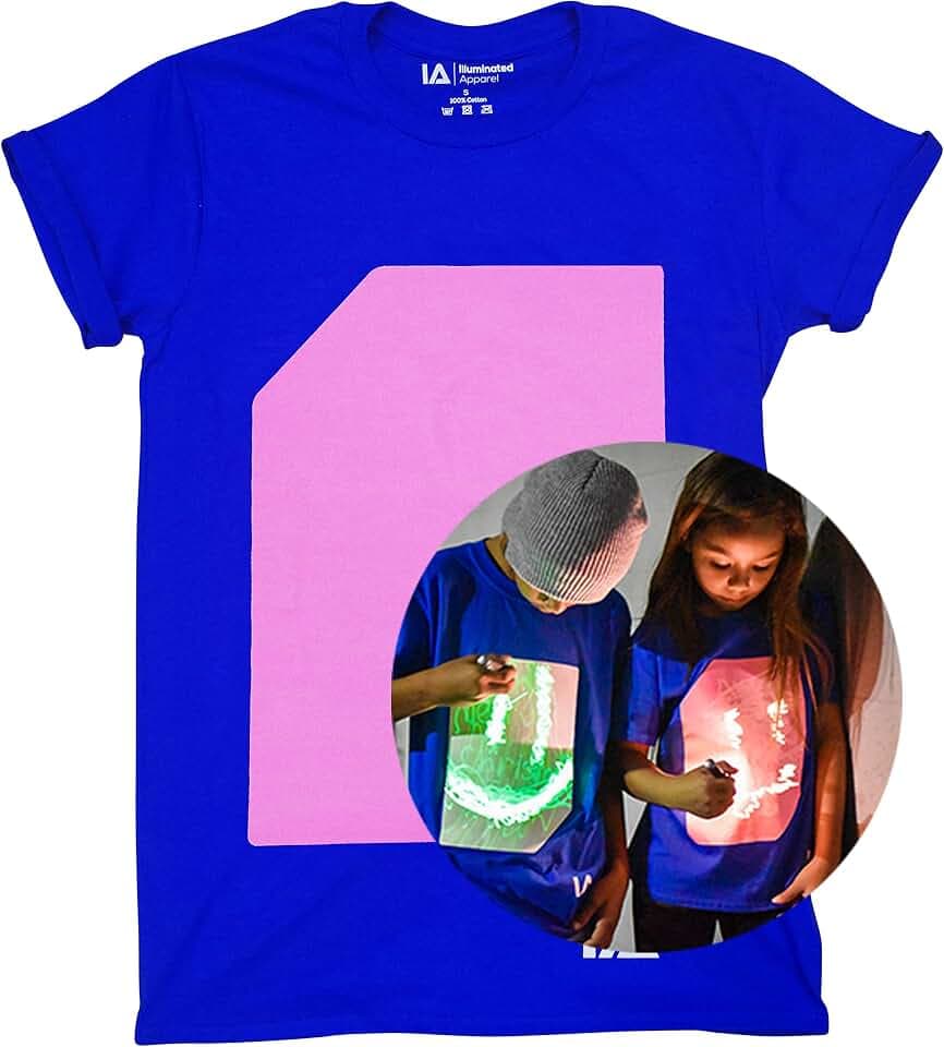 Illuminated Apparel Leuchtet Im Dunkeln Interaktives Leucht-T-Shirt