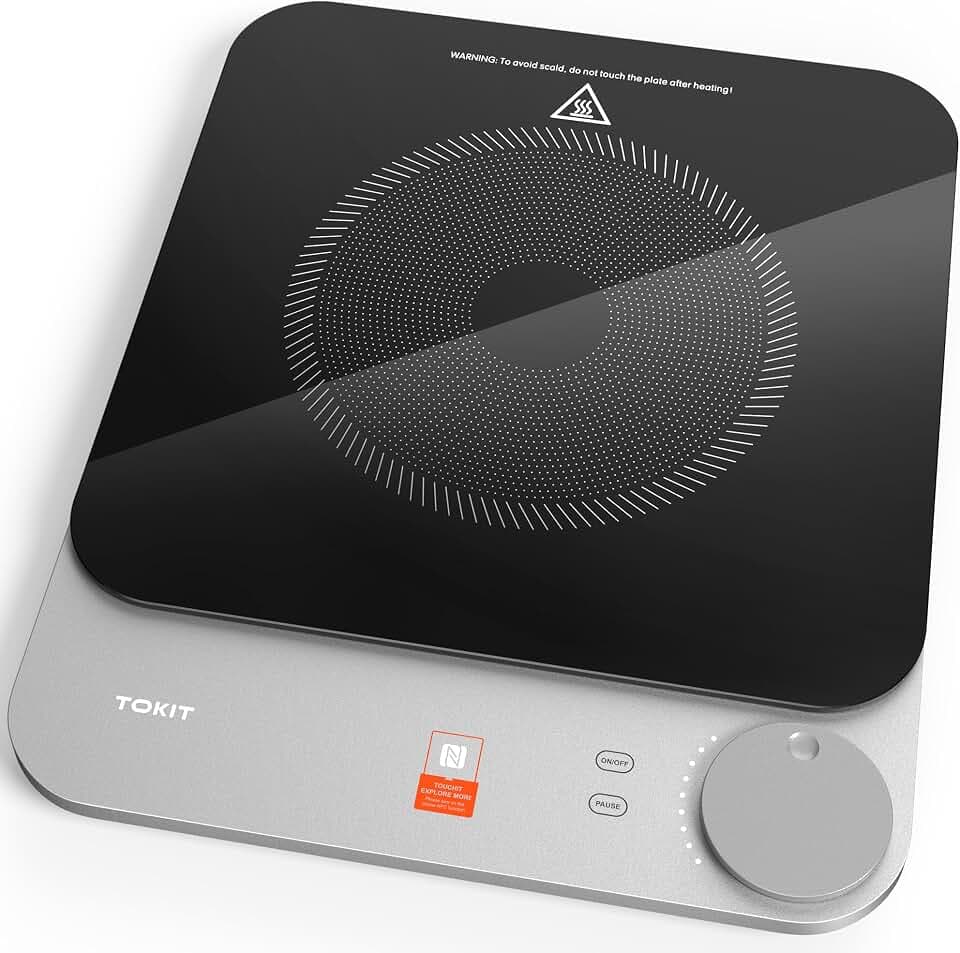 TOKIT Induktionskochfeld 2100W, 16mm Ultradünn Induction Hob
