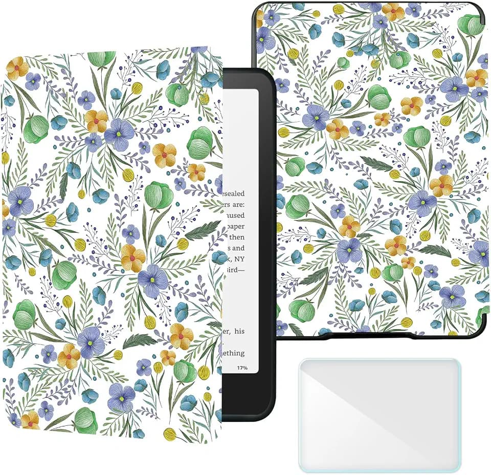 Smart Case for 6" Kindle Paperwhite 7th /6th/5th Gen and a Screen Protector