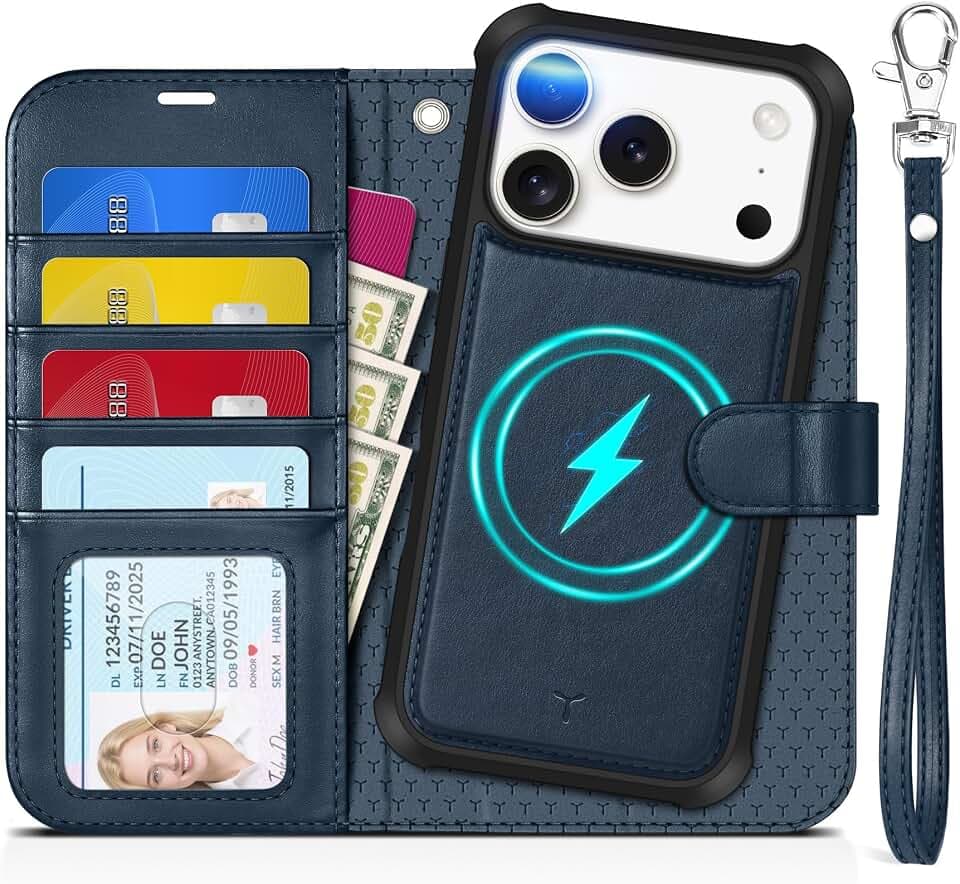 TUCCH Hülle für iPhone 18 Pro, Hülle für iPhone 17 Pro (6,3"), Dunkelblau