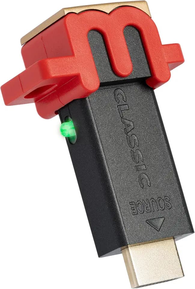 Marseille mClassic Plug-and-Play Gaming Upscaler – HDMI Upscaler 4K Bildqualität für Nintendo Switch, PlayStation, Xbox, N64, Wii, Gamecube, und mehr – Zero Lag & Maximale FPS