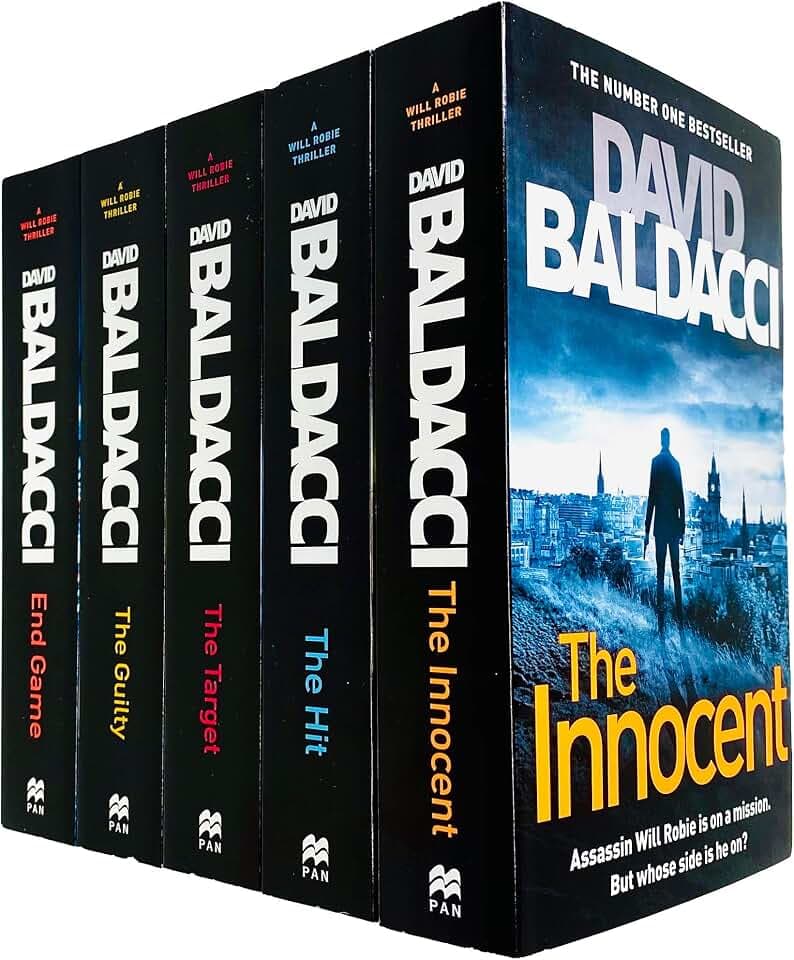 Will Robie Series Complete 5 Books Collection Set by David Baldacci (The Innocent, The Hit, The Target, The Guilty & End Game)