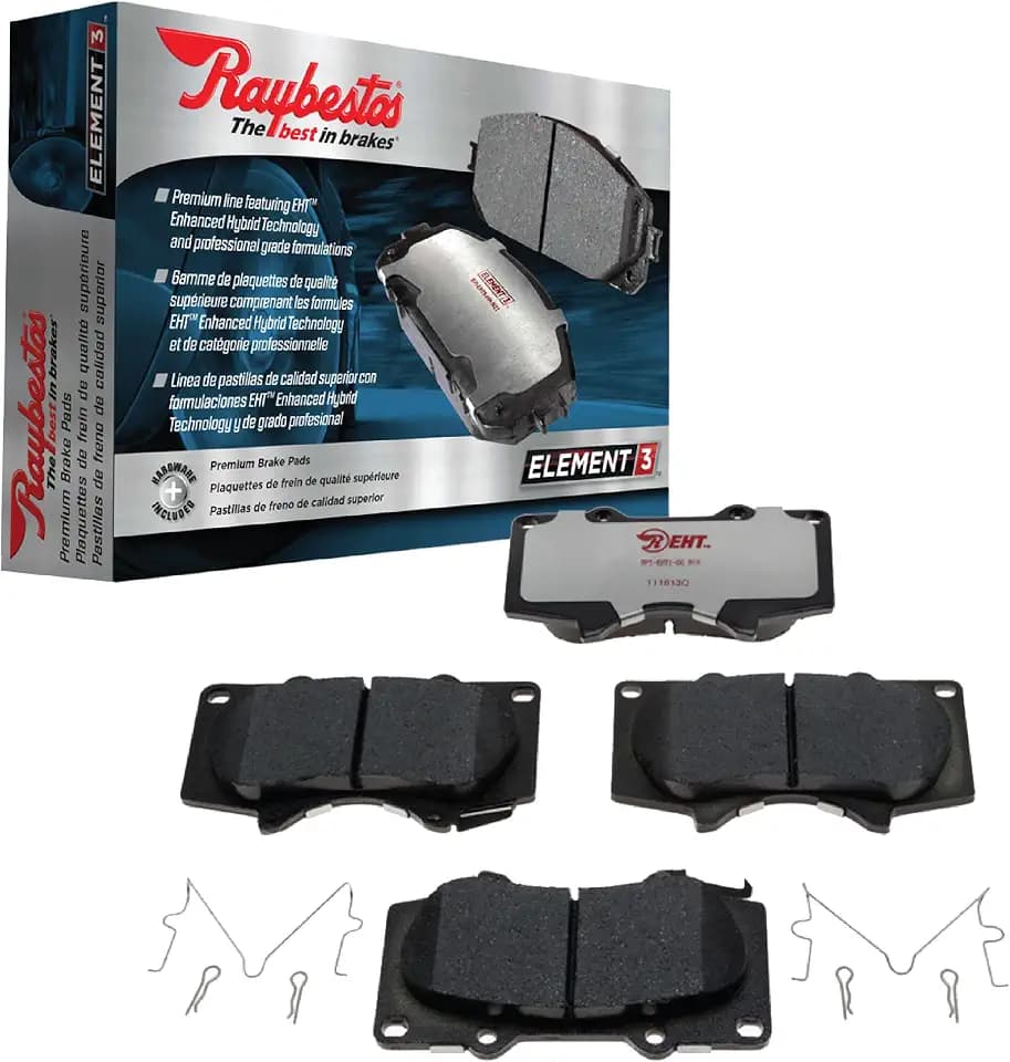 Raybestos Element3 Automotive Replacement Front Brake Pad Set for Select Toyota Avalon/Camry/Celica/Sienna and Lexus SC300 Model Years (EHT697H)