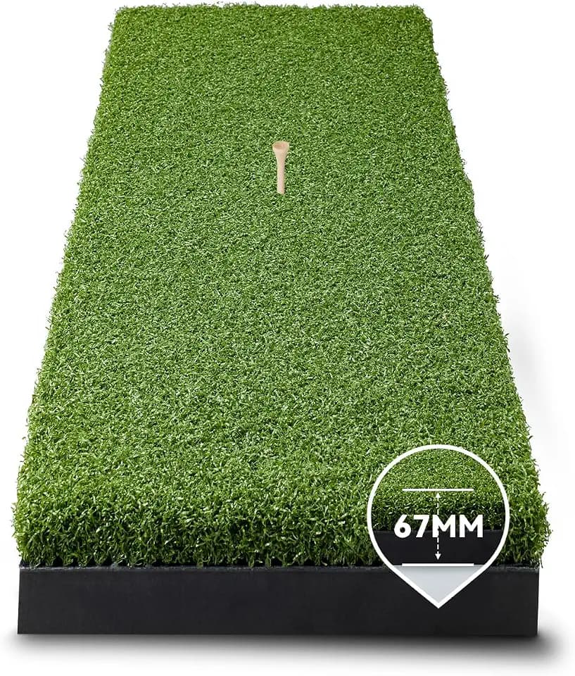 Golf Hitting Strip, Replaceable Turf for Simulator Mats, 30 x 12 inv